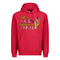 Cardinal just a nail boss building her empire Premium Hoodie - MaliasSmallBusiness