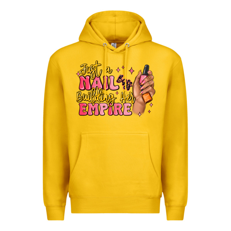 Just A Nail Boss Building Her Empire Premium Hoodie by MaliasSmallBusiness | Teevron