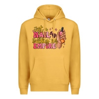 Mustard just a nail boss building her empire Premium Hoodie - MaliasSmallBusiness