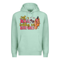 Seafoam just a nail boss building her empire Premium Hoodie - MaliasSmallBusiness