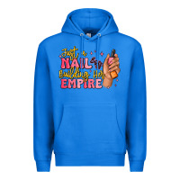 True Royal just a nail boss building her empire Premium Hoodie - MaliasSmallBusiness