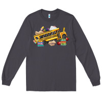 Smoke school bus driver Long Sleeve Tee - texasbilliewilder
