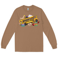 Toasted Coconut school bus driver Long Sleeve Tee - texasbilliewilder