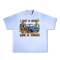 Grape Ice i got a heart like a truck Urban Heavy Tee - MaliasSmallBusiness