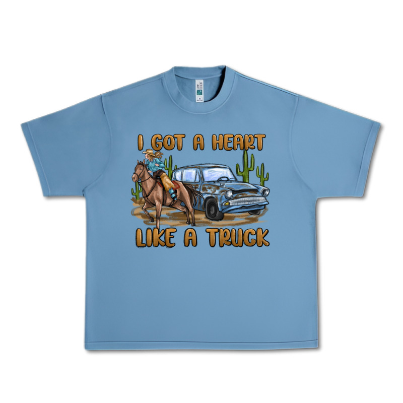 I Got A Heart Like A Truck Urban Heavy Tee by MaliasSmallBusiness | Teevron