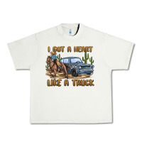 Pistachio i got a heart like a truck Urban Heavy Tee - MaliasSmallBusiness