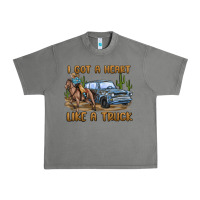 Tornado i got a heart like a truck Urban Heavy Tee - MaliasSmallBusiness