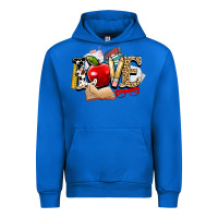 Cobalt teacher school love Urban Hoodie - NancyCooperArtShop