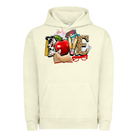 Pigment Pistachio teacher school love Urban Hoodie - NancyCooperArtShop