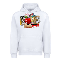 White teacher school love Urban Hoodie - NancyCooperArtShop