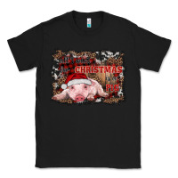Black all i want for christmas is a pig baby Classic Tee - RanaPortraitStore