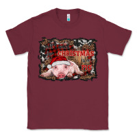 Burgundy all i want for christmas is a pig baby Classic Tee - RanaPortraitStore
