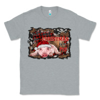 Heather Grey all i want for christmas is a pig baby Classic Tee - RanaPortraitStore