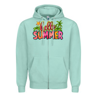 Hello Summer Zipper Hoodie | Teevron