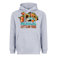 Heather Grey preschool let's do this Heavyweight Hoodie - JahusDesignShop