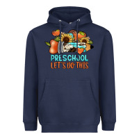 Navy preschool let's do this Heavyweight Hoodie - JahusDesignShop