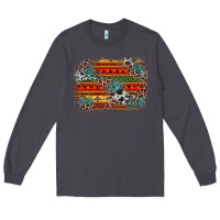 Smoke leopard aztec background Long Sleeve Tee - Zillion Design Studio