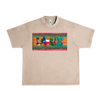 French Oak love texas sunflowers cactus cowhide license plate Urban Heavy Tee - Artiststas