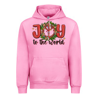 Fuchsia Pink joy to the world Urban Hoodie - MaliasSmallBusiness