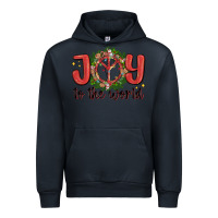 Navy joy to the world Urban Hoodie - MaliasSmallBusiness