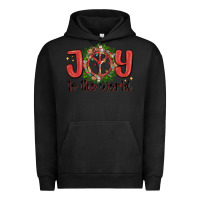 Pigment Black joy to the world Urban Hoodie - MaliasSmallBusiness