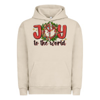 Pigment French Oak joy to the world Urban Hoodie - MaliasSmallBusiness