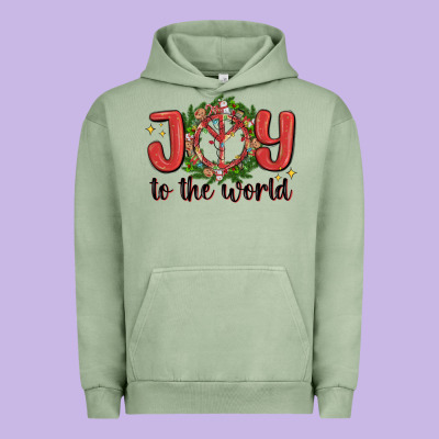 Joy To The World Urban Hoodie Designed By Maliassmallbusiness