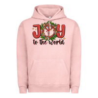 Pigment Salmon joy to the world Urban Hoodie - MaliasSmallBusiness