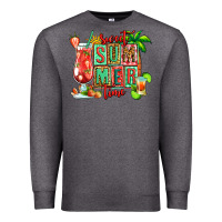 Charcoal Heather sweet summer time margarita Premium Sweatshirt - Jasminsmagicworld