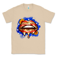 Mushroom leopard american flag lips Classic Tee - Zillion Design Studio