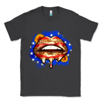 Smoke leopard american flag lips Classic Tee - Zillion Design Studio