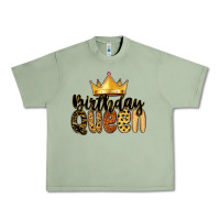 Oil Green birthday queen Urban Heavy Tee - MaliasSmallBusiness