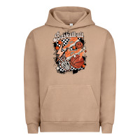 Checkered Retro Basketball Urban Hoodie | Teevron