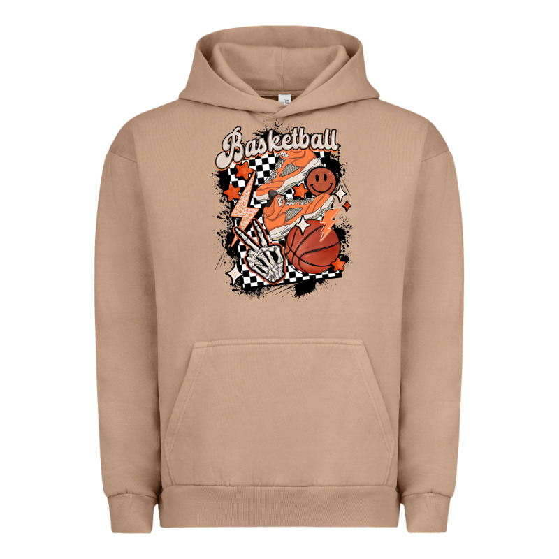 Checkered Retro Basketball Urban Hoodie by MaliasSmallBusiness | Teevron