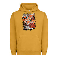 Pigment Peanut Butter checkered retro basketball Urban Hoodie - MaliasSmallBusiness