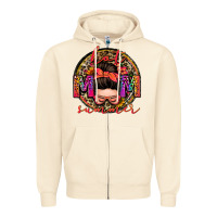 Sandshell hot mom summer messy bun Zipper Hoodie - Zillion Design Studio