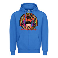 True Royal hot mom summer messy bun Zipper Hoodie - Zillion Design Studio