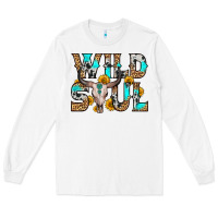 White wild soul Long Sleeve Tee - Zillion Design Studio