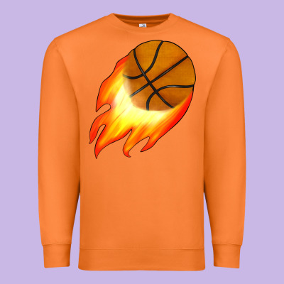 Basketball Premium Sweatshirt Designed By Jahusdesignshop