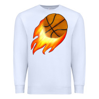 White basketball Premium Sweatshirt - JahusDesignShop