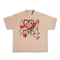 Burro christmas nurse Urban Heavy Tee - MaliasSmallBusiness