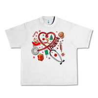 Lunar Rock christmas nurse Urban Heavy Tee - MaliasSmallBusiness