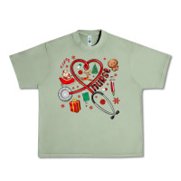 Christmas Nurse Urban Heavy Tee | Teevron