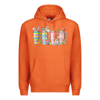 Carrot retro groovy easter Premium Hoodie - MaliasSmallBusiness