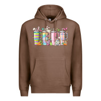 Chestnut retro groovy easter Premium Hoodie - MaliasSmallBusiness