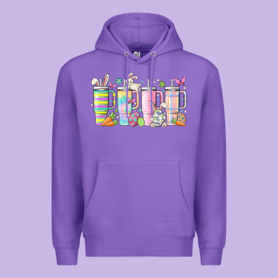 Retro Groovy Easter Premium Hoodie Designed By Maliassmallbusiness