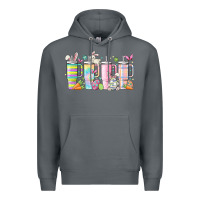 Rock retro groovy easter Premium Hoodie - MaliasSmallBusiness
