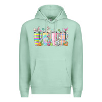 Seafoam retro groovy easter Premium Hoodie - MaliasSmallBusiness