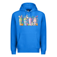 True Royal retro groovy easter Premium Hoodie - MaliasSmallBusiness