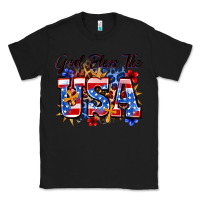 Black god bless the usa Classic Tee - Zillion Design Studio